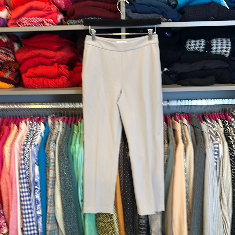 Babaton gray 4 pocket size zipper ankle trousers size 0 NWOT